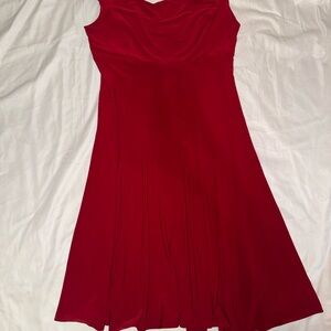 American Living Strapless Red Dress